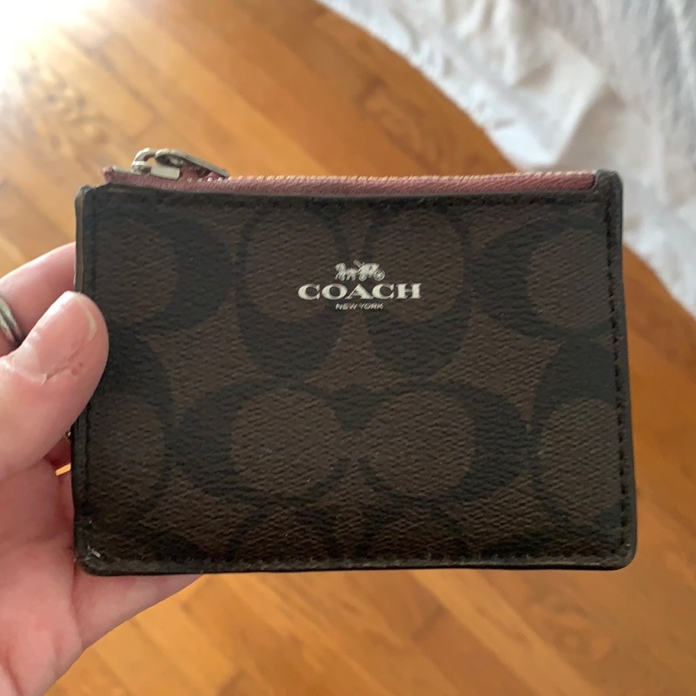 Coach key chain wallet